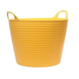 Flexi Trug with Moulded Handles Yellow