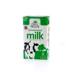 Dairy Pride Semi Skimmed UHT Milk 1 Litre (Case 12)