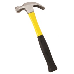 Steel Claw Hammer with Fibreglass Handle  16OZ