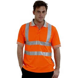PULSAR Protect High Visibility Polo Shirt Orange