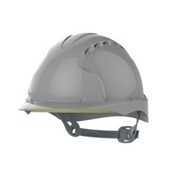 JSP EVO3 Safety Helmet Slip Ratchet Vented Grey