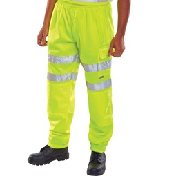 Beeswift High Visibility Jogging Bottoms Yellow
