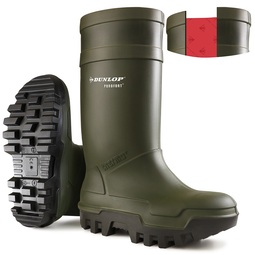 Dunlop Purifort Thermo+ Safety Wellington Green