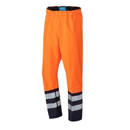 Sioen Hovi High Visibility Rain Trousers with ARC Protection Orange & Navy